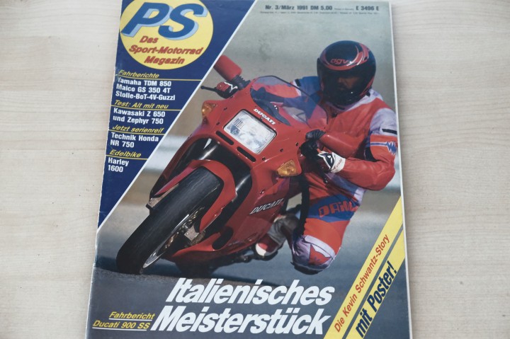 Deckblatt PS Sport Motorrad (03/1991)